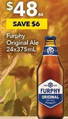 Ritchies Furphy original ale 24x375ml offer