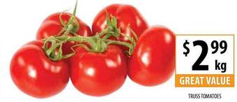 Supabarn Truss tomatoes offer