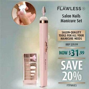 Shaver Shop Flawless salon nails manicure set offer