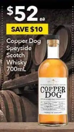 Copper dog speyside scotch whisky 700ml