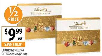 Supabarn Lindt festive selection gift box offer