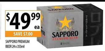 Supabarn Sapporo premium beer offer
