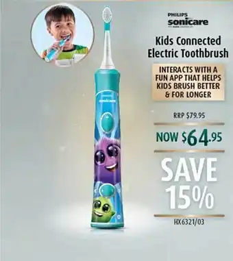 Shaver Shop Philips sonicare kids connected electric toothbrush offer