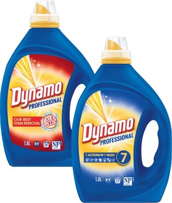 Coles Dynamo Professional Laundry Liquid 1.8 Litre offer