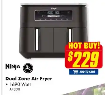 The Good Guys Ninja - Dual Zone Air Fryer - AF300 offer