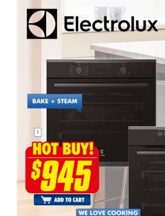 The Good Guys Electrolux - 60cm Single Electric Oven - EVE614DSD offer