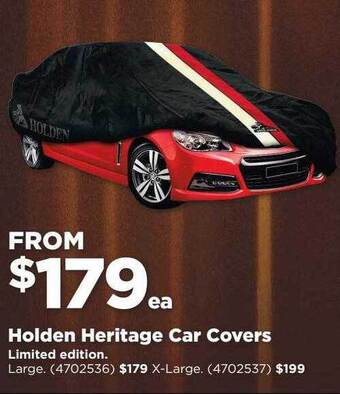 Repco Holden heritage car covers offer
