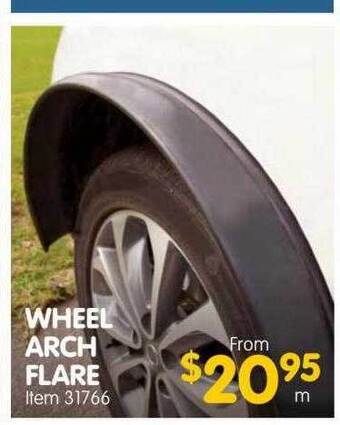 Wheel arch flare