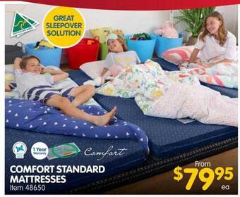 Comfort standard mattresses