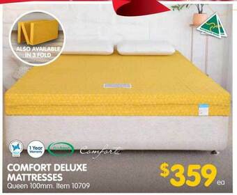 Clark Rubber Comfort deluxe mattresses offer