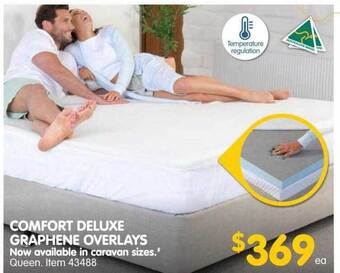 Comfort deluxe graphene overlays