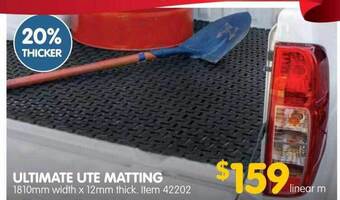 Ultimate ute matting