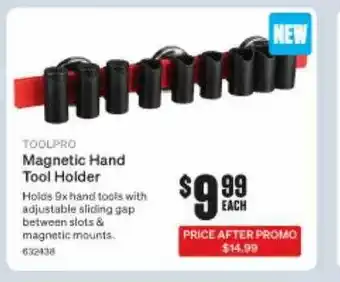 SuperCheap Auto Toolpro magnetic hand tool holder offer