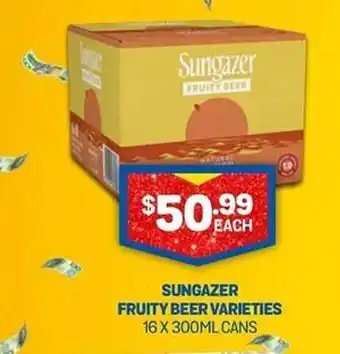 Bottlemart Sungazer fruity beer varieties offer