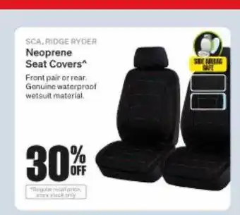 SuperCheap Auto Neoprene seat covers sca ridge ryder offer