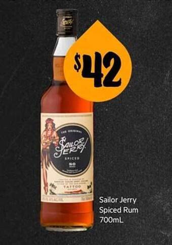 First Choice Liquor Sailor jerry spiced rum 700ml offer