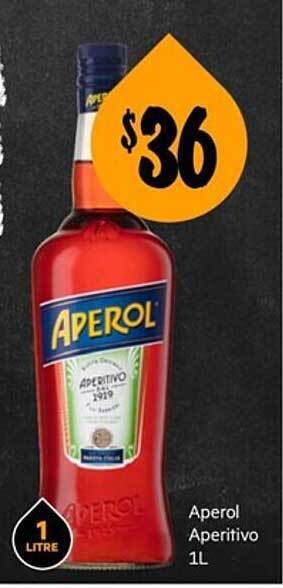 First Choice Liquor Aperol aperitivo 1l offer