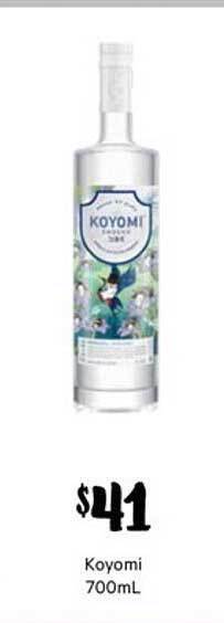 First Choice Liquor Koyomi 700ml offer