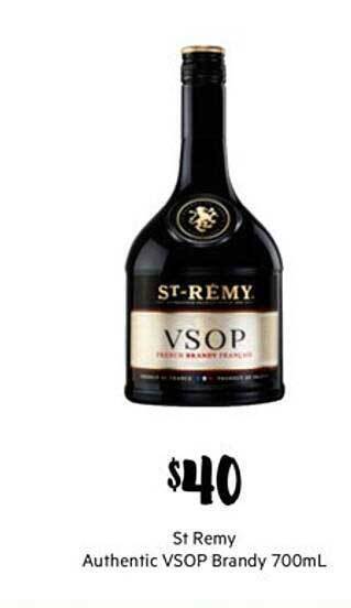 St remy authentic vsop brandy 700ml