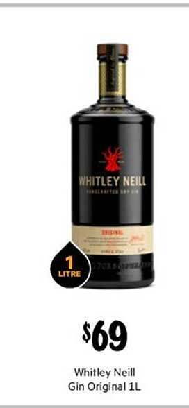 First Choice Liquor Whitley neill gin original 1l offer