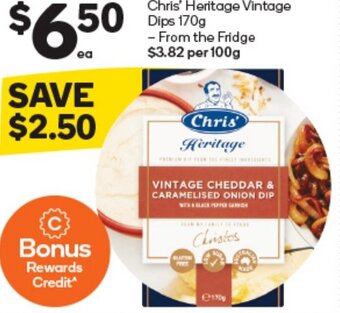 Chris' Heritage Vintage Dips 170g