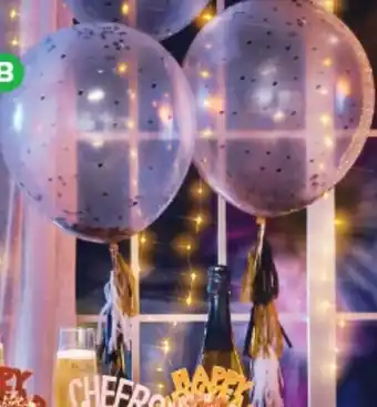 Woolworths Giant Confetti Balloon with Tassels 90cm offer