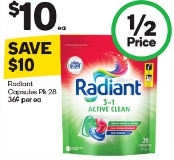 Woolworths Radiant Capsules Pk 28 offer