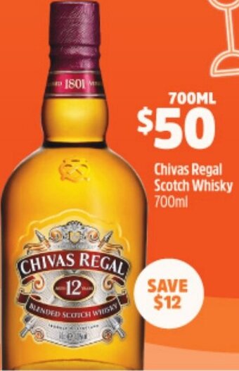 Woolworths Chivas Regal Scotch Whisky 700ml offer
