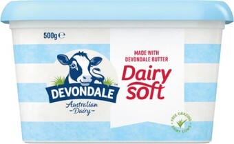 Coles Devondale Dairy Soft Blend Tub 500g offer