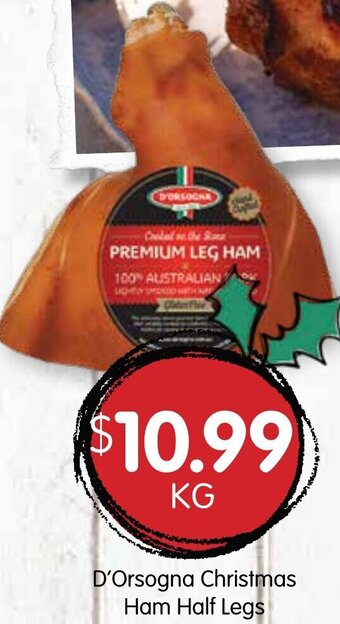Spudshed D'Orsogna Christmas Ham Half Legs offer
