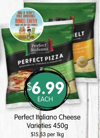 Spudshed Perfect Italiano Cheese Varieties 450g offer