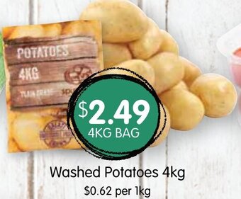 Spudshed Washed Potatoes 4kg offer
