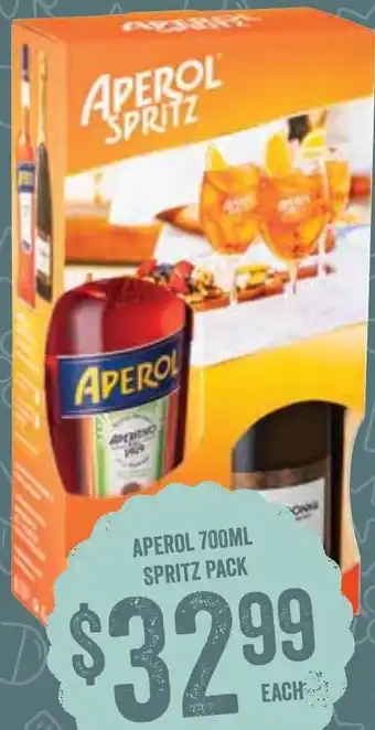 Aperol 700ml Spritz Pack