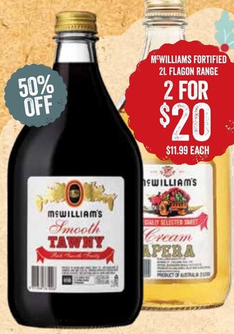 McWilliams Fortified 2L Flagon Range