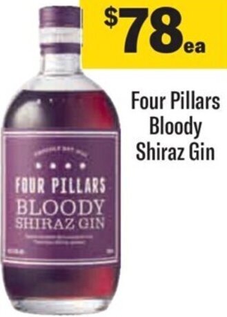 Liquorland Four Pillars Bloody Shiraz Gin offer