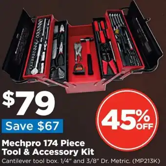 Repco Mechpro 174 Piece Tool & Accessory Kit offer