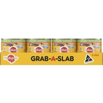 BIG W Pedigree 5 meats wet dog food 12 x 700g offer