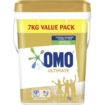 BIG W Omo ultimate laundry detergent front & top loader 7kg offer