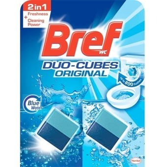 Bref 2-pack duo-cubes toilet cleaner