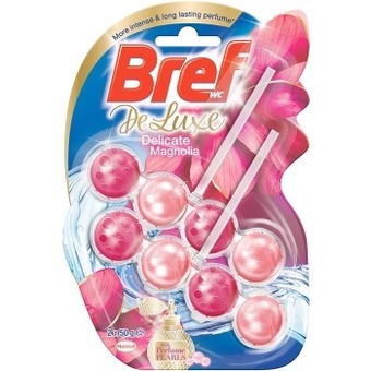 BIG W Bref deluxe rim block toilet cleaner 2 pack 50g - delicate magnolia offer
