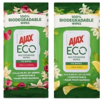 BIG W Ajax 110-pack eco antibacterial wipes* offer