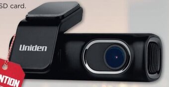 Repco Uniden 2.5K Front Facing Dash Cam Built-in Wifi and GPS 32GB SD card offer
