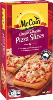 Coles McCain Pizza Slices 6 Pack 600g offer