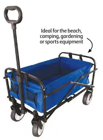 Coles ROK Foldable Trolley 60kg capacity, W47xH47xL75cm offer