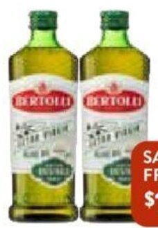 Foodworks Bertolli Extra Virgin or Classico Olive Oil 750ml offer