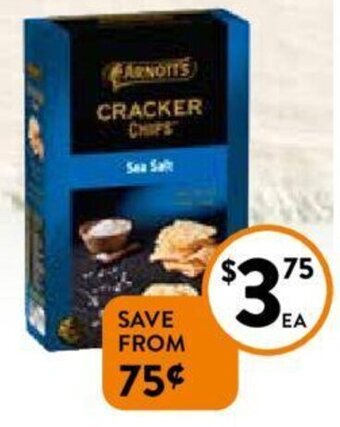 Foodworks Arnott's Cracker Chips 150g offer