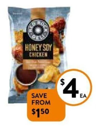 Foodworks Red Rock Deli Potato Chips 150/165g offer