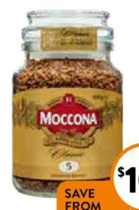 Foodworks Moccona Freeze Dried or Instant Coffee 95/100g offer