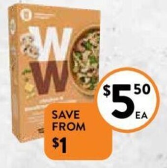 Foodworks Weight Watchers Meals 300-370g offer