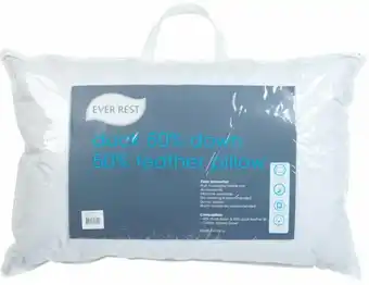 Spotlight 40% off Ever Rest 50% Down, 50% Duck Feather Standard Pillow offer
